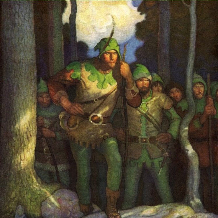 NCWyethRobinHoodCoverIllustration
