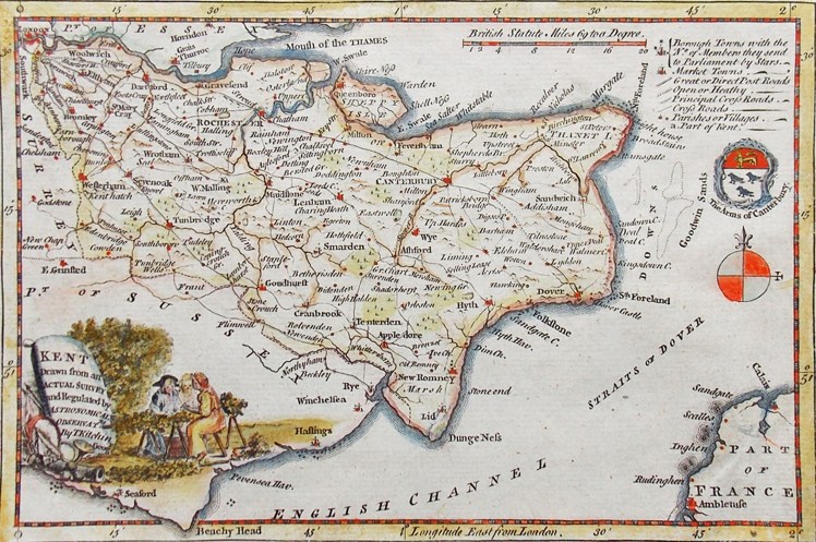 Thos Kitchin map ca 1769